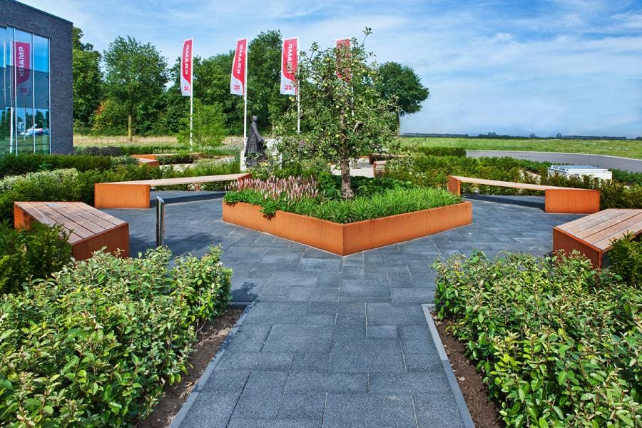 Bedrijf Kramp biodiversiteit met hovenier