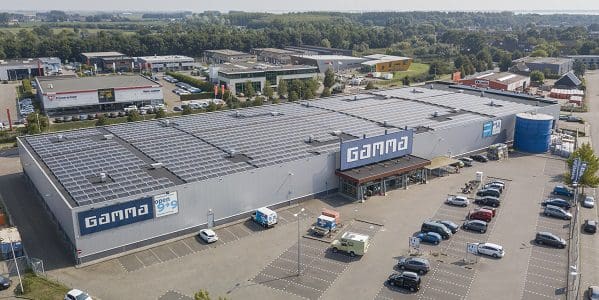 Bovenaanzicht op bedrijventerrein Kickersbloem
